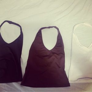 three halter tops